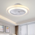 modern led ceiling fan lamps with lights 50cm smart app bluetooth remote control ventilator lamp Silent Motor bedroom decor