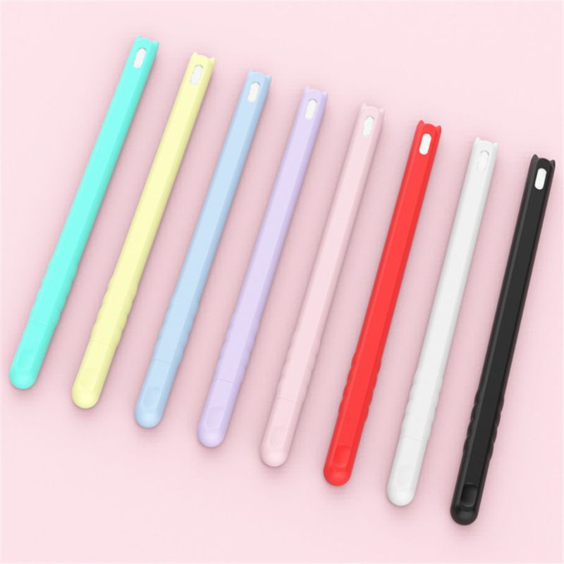 1Set Silicone Case Protective Cap Nib Holder for iPad Apple Pencil 2nd Generation Touch Pen Stylus Cover Accessories
