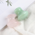 1 PC Face Natural Rose Quartz Massager Facial Jade Stone Roller Beauty Mushroom Shape Massage Tools Relax Health