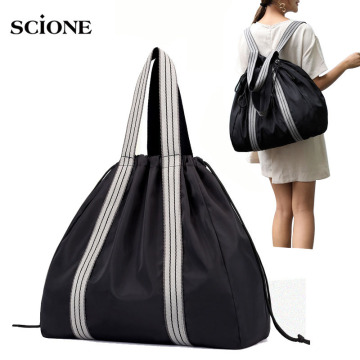 Nylon Yoga Mat Bags Gym fitness Bag Backpack Sac De Sport Sports Shoulder Drawstring Gymtas for women Rucksack Mochlia XA690WA