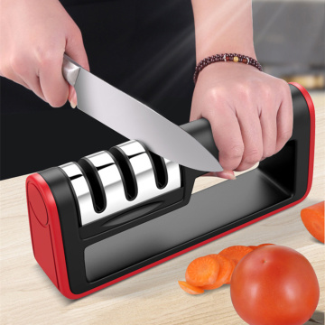 Knife Sharpener Professional Kitchen Sharpening Stone Grinder Knives 3 Stages Whetstone Tungsten Diamond Ceramic Sharpener Tool