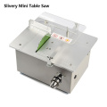 Red/Slivery 24V Adjustable Saw Blade Dual Motor Mini Table Saw Cutting For Grinding Polishing Multifunction Electric Saw