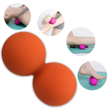 Peanut Massage Ball Exercise Double Lacrosse Balls Muscle Sport Gym Yoga Ball Full Body Trigger Point Therapy Myofascial Release