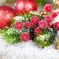 40pcs Christmas Frosted Artificial Berries Vivid Red Holly Berry Christmas Tree Decoration Artificial Flowers New Year Party