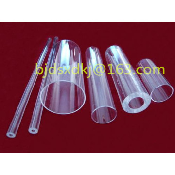 Quartz furance tube / OD*L=100*1000mm / high-temperature / high purity clear quartz tube