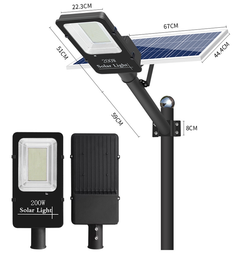 200w Solar Led Street Light