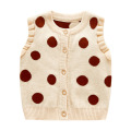 Spring and Autumn Baby Vest Boy's Waistcoat Sleeveless Sweater Autumn Female Baby Vest Autumn Clothing Western Knitted Vest