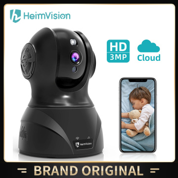HeimVision HMC02MQ 3MP IP Camera Indoor WiFi Pet Baby/Nanny Monitor Night Vision Works with Alexa Wireless Security Camera