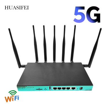 4G 5G dual band gigabit wireless router wifi 5GHz 4g 5G wifi router VPN router for M.2 5G or 4G LTE-A EM12-G EM7455 modem