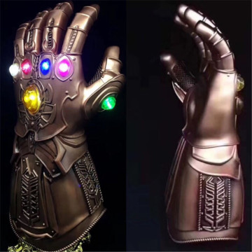 1: 1 LED Light Gauntlet War Gloves Cosplay Halloween Costume Props Endgame 4 Quantum