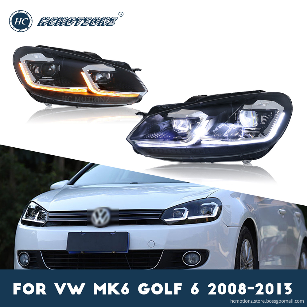 HCMOTIONZ Volkwagen MK6 2008-2013 Front Headlamps