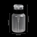 250ml Empty Pump Dispenser Skin Lotion Container Manicure Liquid Gel Polish Remover Makeup Remover Clean Bottle Nail Art Tool