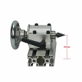 DIY CNC rotary axis tailstock center height 55mm with 3pcs tail center for rotary 4th A Axis Engraver Milling Machine
