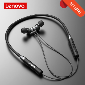 Lenovo Earphone Bluetooth5.0 Wireless Headset Magnetic Neckband Earphones IPX5 Waterproof Sport Earbud with Noise Cancelling Mic