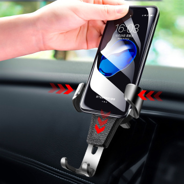 Gravity Car Phone Holder Stand Car Air Vent Clip Mount Mobile Phone Accessories For IPhone Samsung accesorios del teléfono móvil