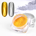 Gold&Sliver Nail Glitter Aluminum Flakes Magic Mirror Effect Powders Sequins Nail Gel Polish Chrome Pigment Decorations