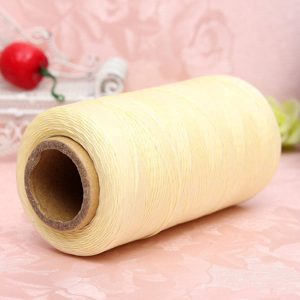 260 Meters Leather Sewing Waxed Thread Cord Leather Craft, 150D String Dacron Line Thread Leather Stitching Tool DIY Material