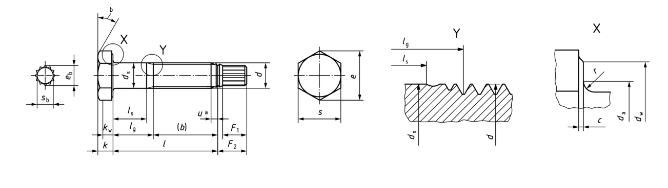 EN14399-10 Large Hex Head HRC Bolt Specifications