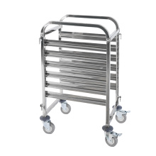 Customized Stainless Steel Pan Rack Tray Trolley