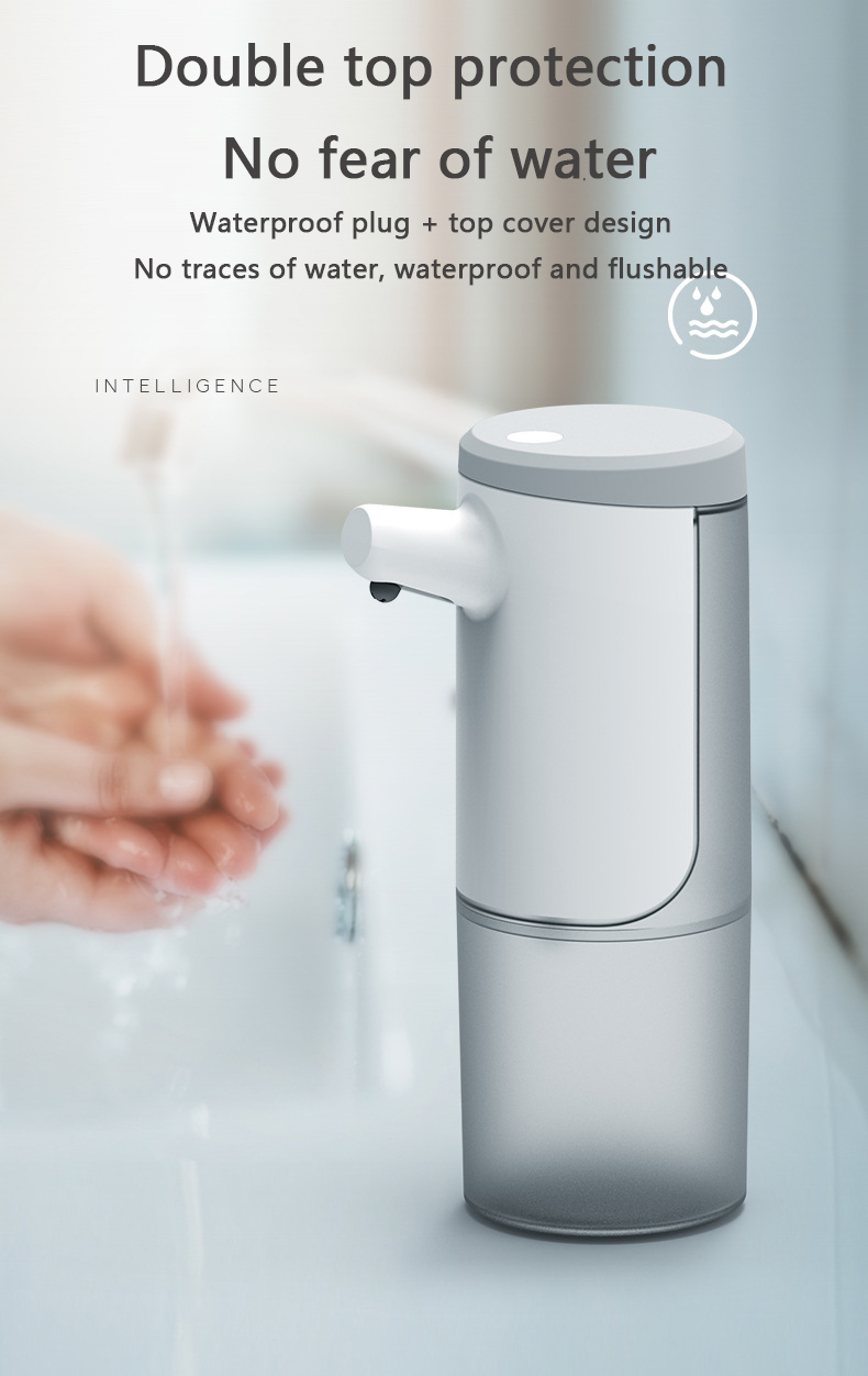 Smart Sensor Soap Dispenser 450ml Wall-mounted Hand Sanitizer Dispenser USB Charging Suitable For Kitchen And Bathroom