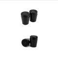 1pairs Heel Protectors High Heeler Antislip Black Silicone Heel Stopper Latin Stiletto Dancing Cover For Bridal Wedding Party