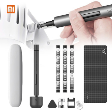 Original Xiaomi Wowstick1F Mini Electric Screwdriver Rechargeable Cordless Power Screw Driver Kit with LED Light Lithium Battery