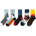 5 Pair/Pack Streetwear Men Socks Cotton Crew Designer Socks Men Unisex Size 37-44 Free Shipping