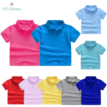 Children Polo Shirt For Boys Kids Boys Short Sleeve Shirts 12 colors baby boys clothes Summer New Year 24m-5t Polo Infantil 2020