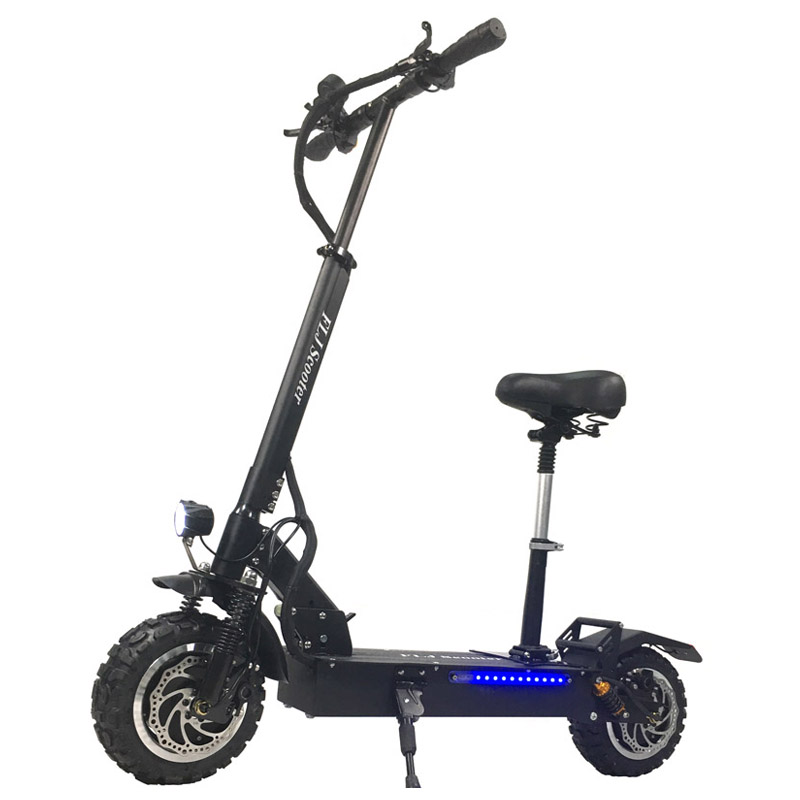 FLJ Adult Electric Scooter with 60V/3200W Motors Powerful Kick Scooter fat tire Foldable electric scooters adults