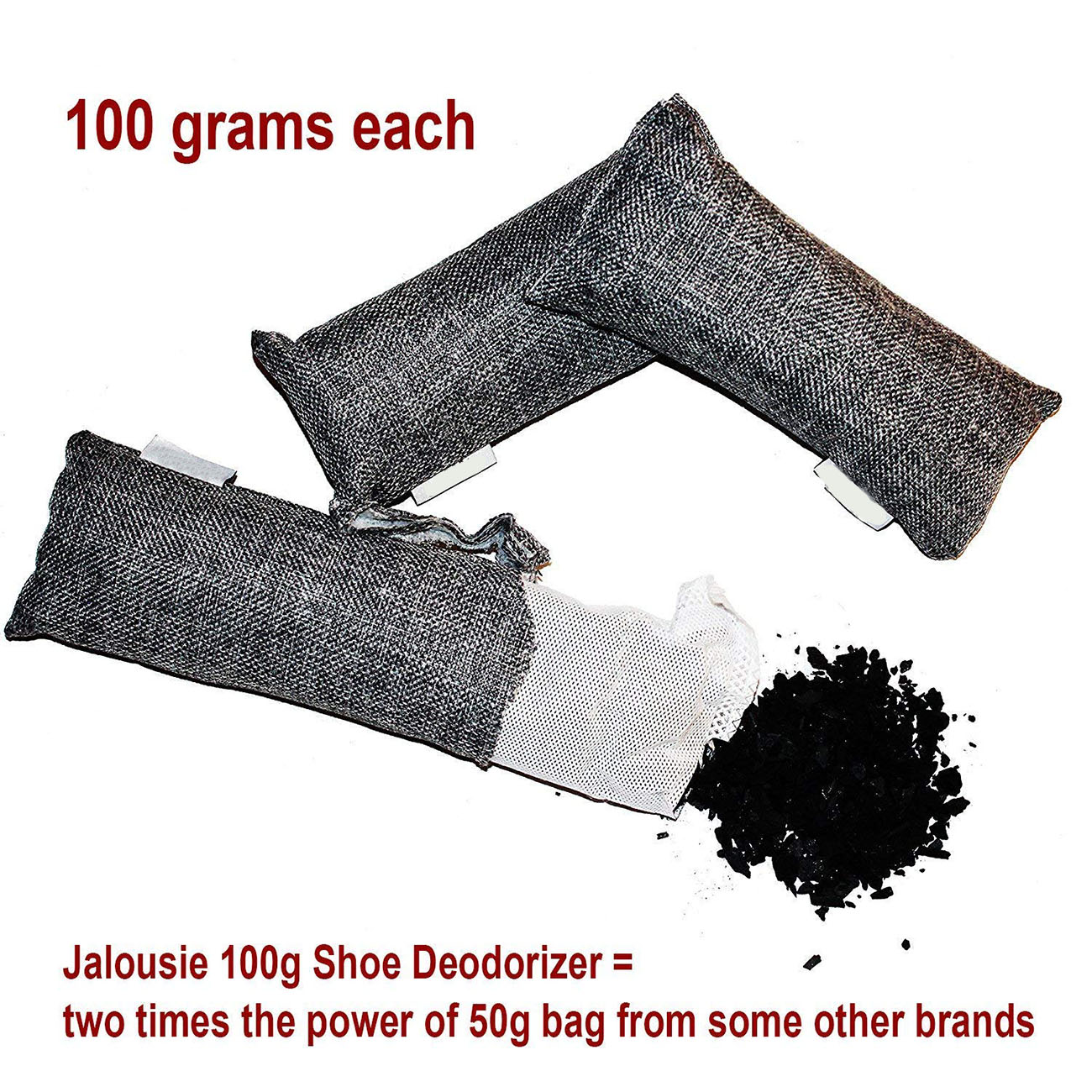 Hot Sale 12 Packs Each Mini Bamboo Charcoal Bags Natural Air Purifier, Shoe Deodorizer and Odor Eliminator Pack of 12 Bags
