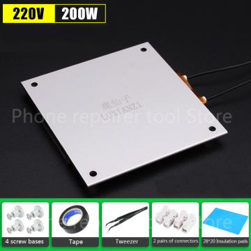 Heating plate preheating station led lamp bead desoldering station LCD lamp strip desoldering BGA chip repair constant