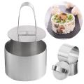Stainless Steel 3D Round Cake Molds For DIY Bakeware Cake Molds Cupcake Mold Salad Dessert Die Mousse Ring Cake Decorting Tools
