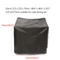 Waterproof Furniture Cover For Garden Rattan Table Cube Chair Sofa All-Purpose Dust Proof Outdoor Patio Protective Case