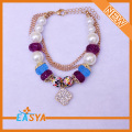Wholesale hand made girls' fashion jewelry bracelet with pearl Pendant