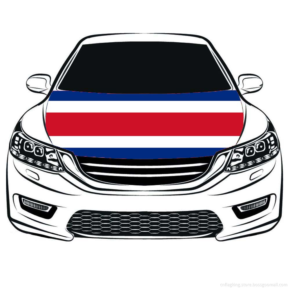 Republic of Costa Rica hood flag 100*150cm Republic of Costa Rica Car Hood Flag