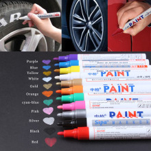 Waterproof Paint Car Care Wheel Tire Pen Mark Auto Rubber Tyre Tread DIY Album Black Card Metal Permanent Paint Marker