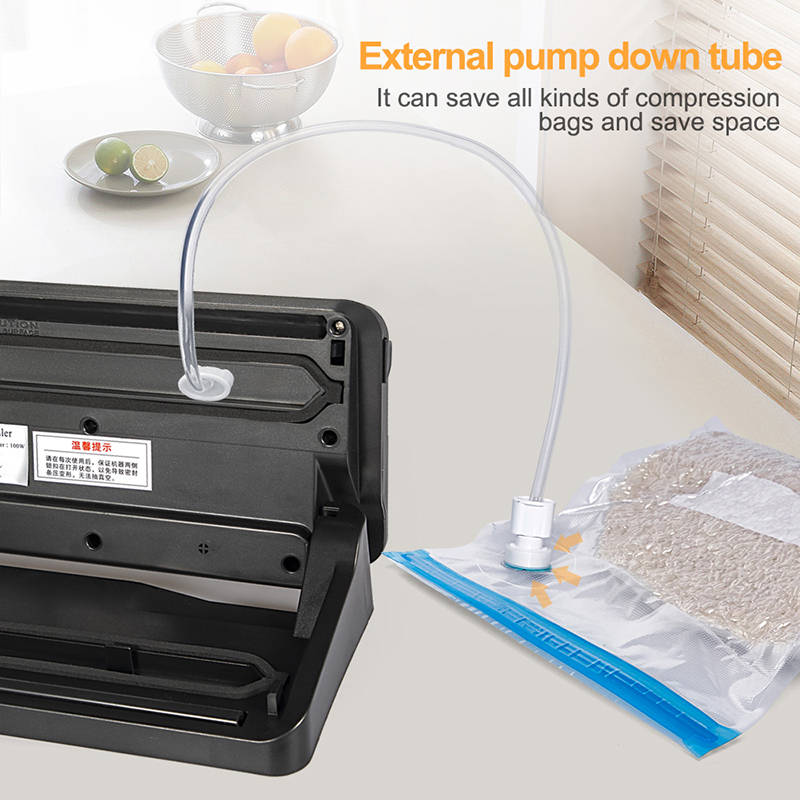 Vacuum Food Sealers kitchen Vacuum Sealer Machine Including 10pcs Bags Free Household Food saver Vacuum Packing