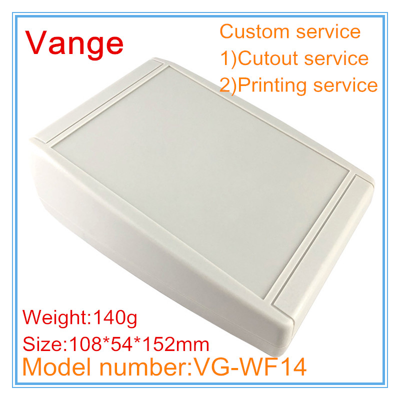1pcs/lot extruded mould shell housing 108*54*152mm ABS plastic project box enclosure for desktop electric PCB equipment