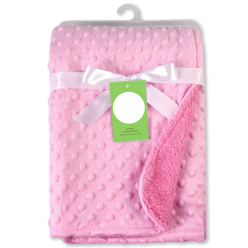 Baby Blanket Swaddling Newborn Baby Diapers Thermal Soft Fleece Blanket Solid Bedding Set Cotton Quilt Bath Newborn Products