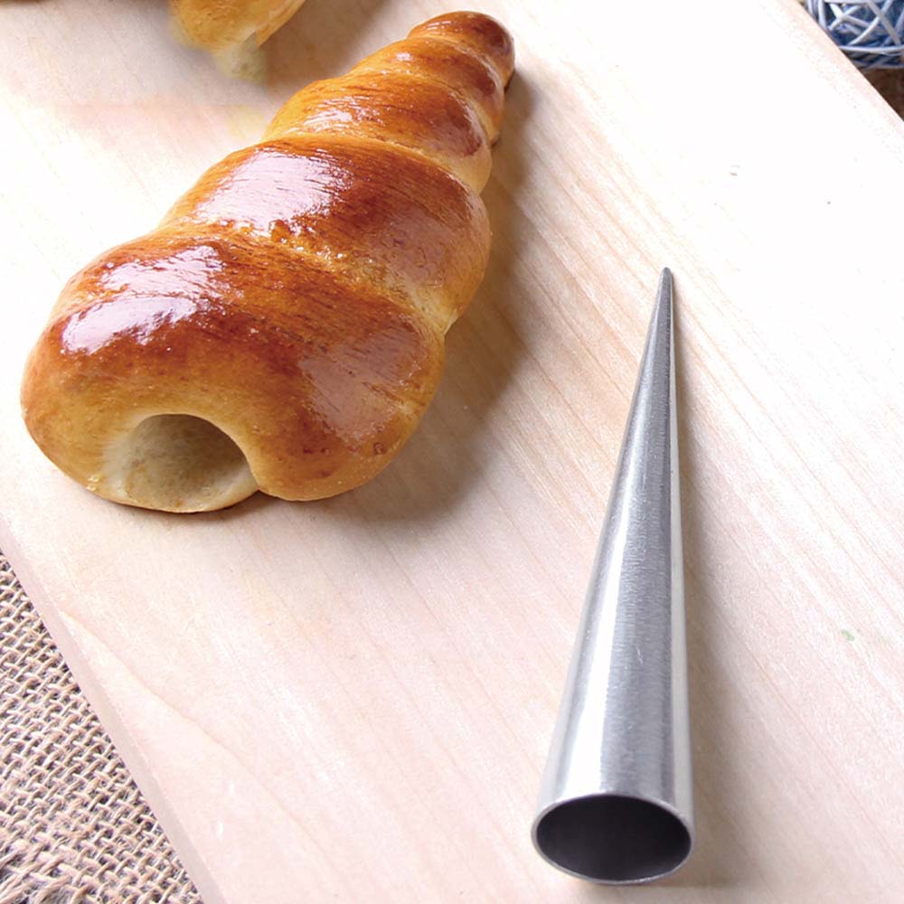 12Pcs Spiral Croissants Mold Loaf Baking Tool Cannoli Forms Stainless Steel Bread Pastry Tube Cone Roll Moulds Cooking Tools
