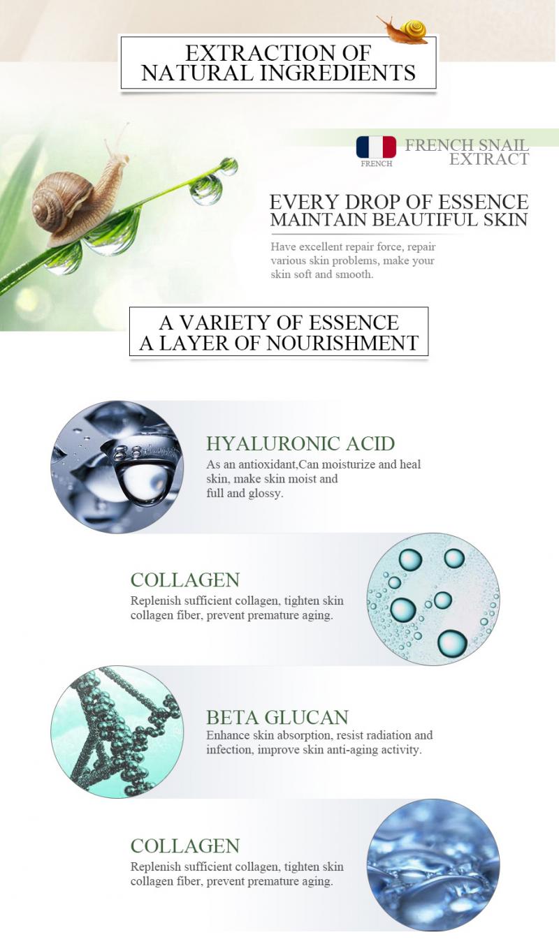 Health Snail Face Cream Hyaluronic Acid Moisturizer Anti Wrinkle Aging Cream for Face Nourishing Serum Day Cream for Face