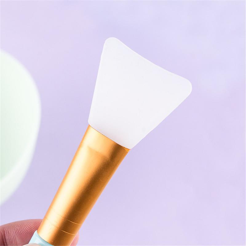 Face Mask Mixing Bowl Set DIY Facemask Mixing Tool Kit With Silicon Face Mask Brush Facial Mask Bowl Brush Stick Spoon