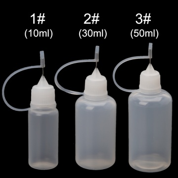 10/30/50ml Transparent Ejuice Bottle Vape Steel Needle Drip Tip Plastic Empty Liquid Dropper Hot