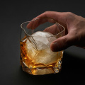 Agency Specific Link Makoto Komatsu Irregular Whisky Rock Glass Artwork Wrinkle Whiskey Cognac Brandy Snifters Cup XO Tumbler