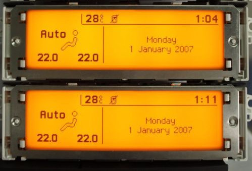 Original factory Support USB Dual-zone air Bluetooth Display yellow monitor 12 pin for Peugeot 307 407 408 citroen C4 C5 screen