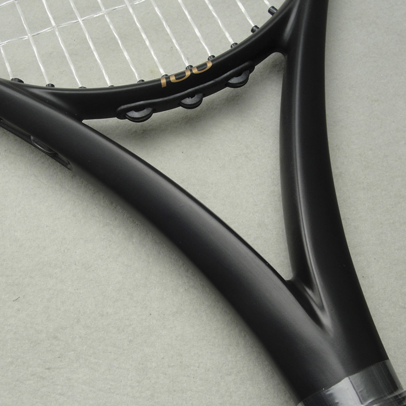 Black APD Nadal Tennis Racket 300g 16x19 100% Carbon black Tennis Racquets With String Bag Grip Size L2 L3 L4