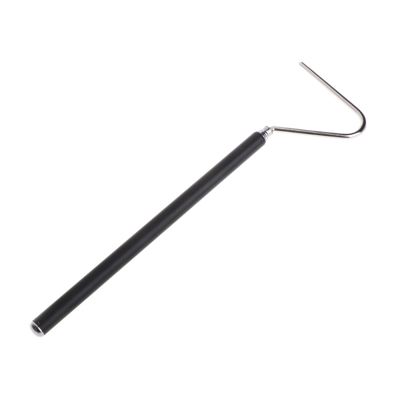 Snake Hook Stainless Steel Black Sliver Adjustable Long Handle Catching Tools Trap Tong 090