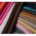 Solid Suede Fabric For Clothing Garment Soft Poly Micro Suede Material Bags Shoes Sofa Cover Cloth Tecido Meter