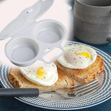 Kitchen Microwave Oven Round Shape Egg Steamer Cooking Mold Egg Poacher Kitchen gadgets Fried Egg Tool