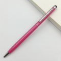 100% Brand New And High Quality 2-in-1 Slim Touch Screen Stylus Pen+Ballpoint Pen For IPad IPhone Tablet Smartphone